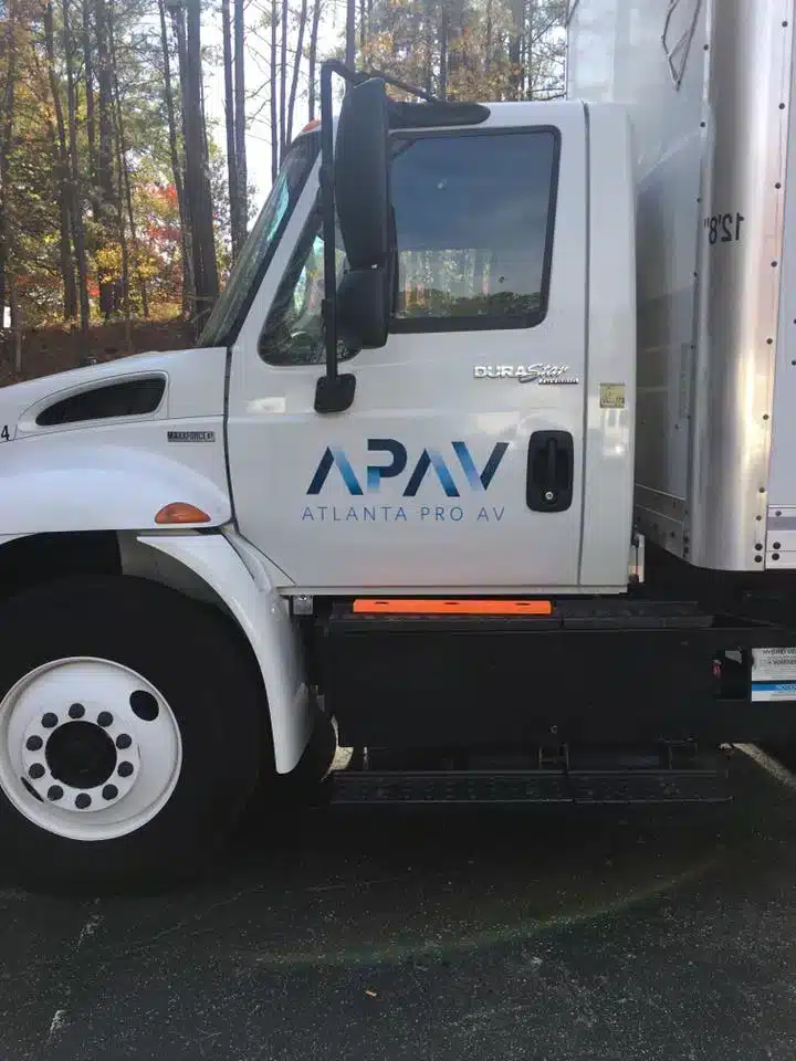 Atlanta Pro AV Facility Delivery and Installation Truck