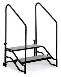 16″ Stage steps with or without handrails