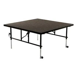 Stage Deck 4'x4', carpeted