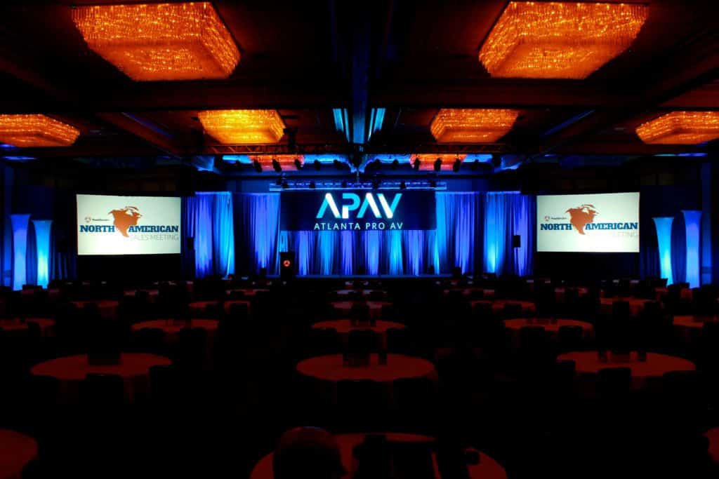 Atlanta Pro AV Gallery: North American meeting with stage presentation by APAV