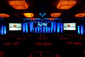 North American meeting with stage presentation by APAV