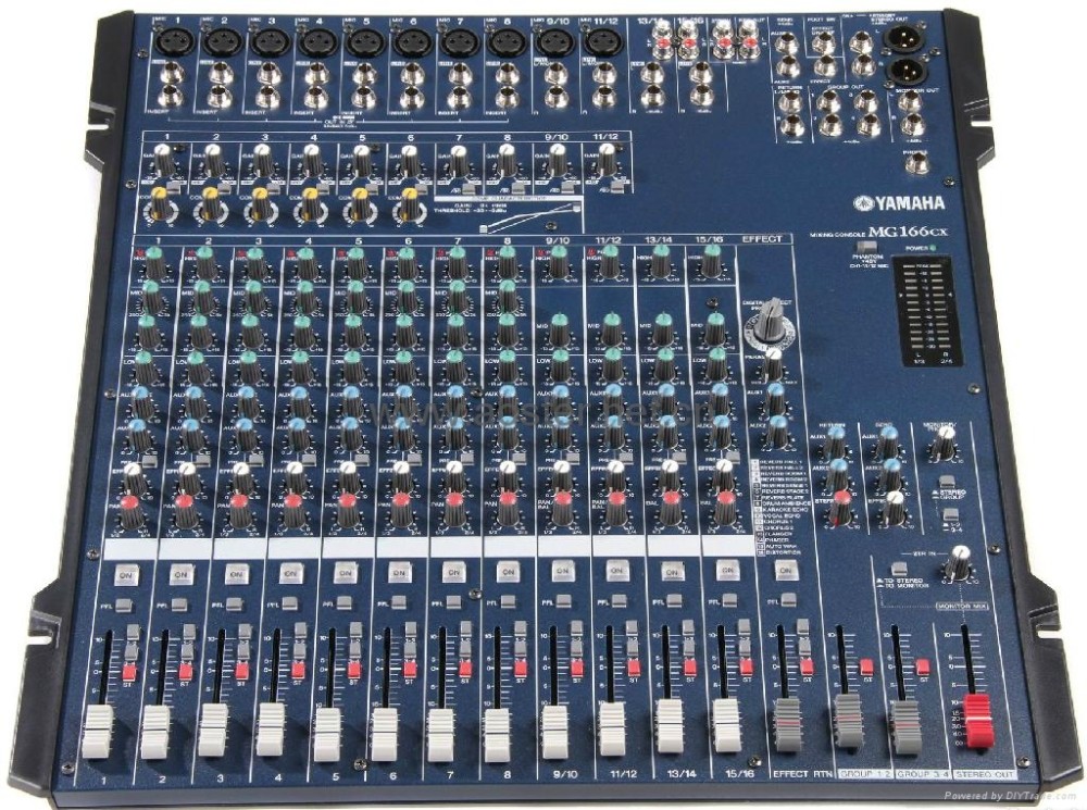 Yamaha Mg166cx 16 Channel Mixer With Compression And Effects Atlanta Pro Av