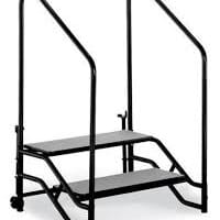16″ Stage steps with or without handrails