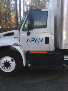 Atlanta Pro Audio Video delivery truck