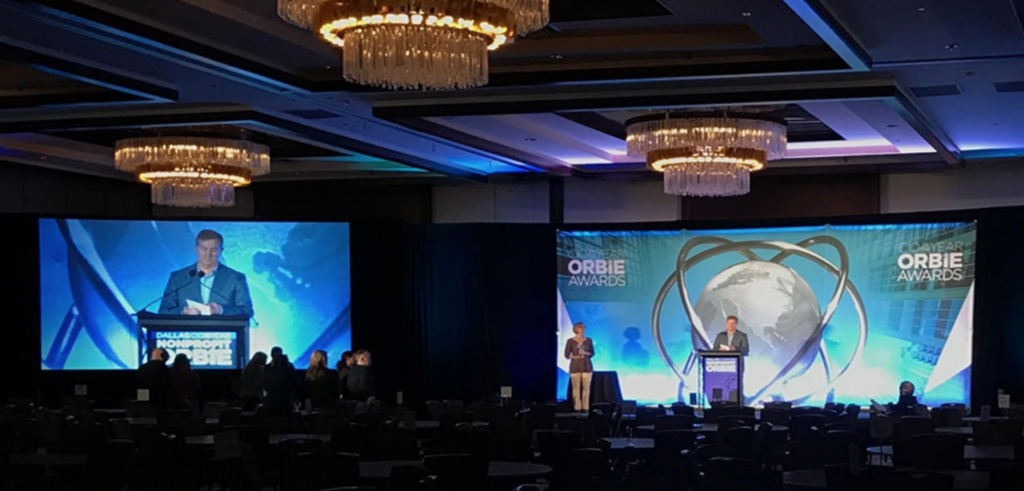 Presentation at the Orbie Awards by Atlanta Pro AV