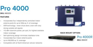 Pro 4000 SKU 460223. Why Your Property Needs Cellular Signal Boosting