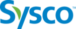 Sysco logo in blue with a green stylized Y