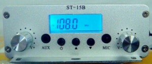 Front console of a ST-15B