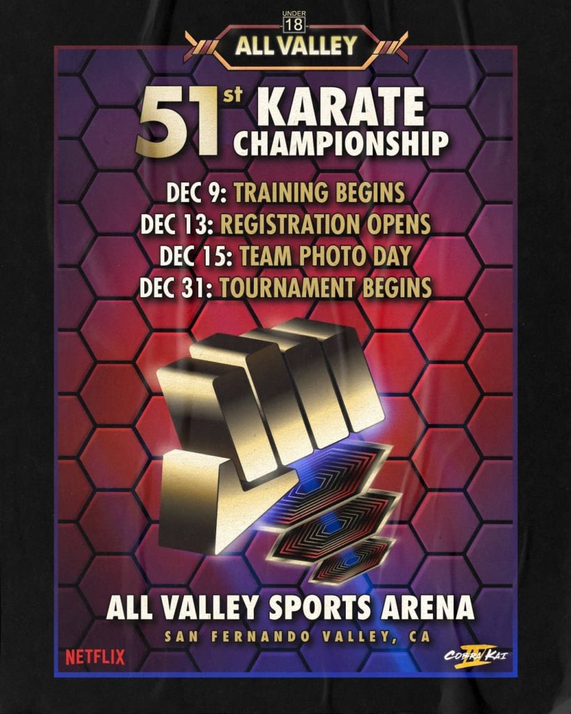 51st Karate Tournament Poster
