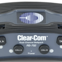 wired Clear-Com intercom beltpack